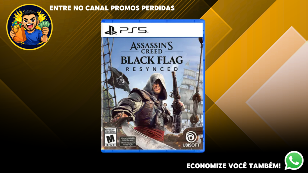 Assassins-Creed-Black-Flag-Resynced-para-PlayStation-5-1024x576 15 promoções gamer que você provavelmente perdeu na última semana (06/07 a 12/07)