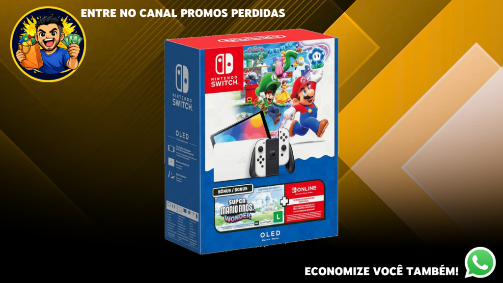 Nintendo-Switch-OLED-com-Super-Mario-Bros.-Wonder-1024x576 15 promoções gamer que você provavelmente perdeu na última semana (06/07 a 12/07)